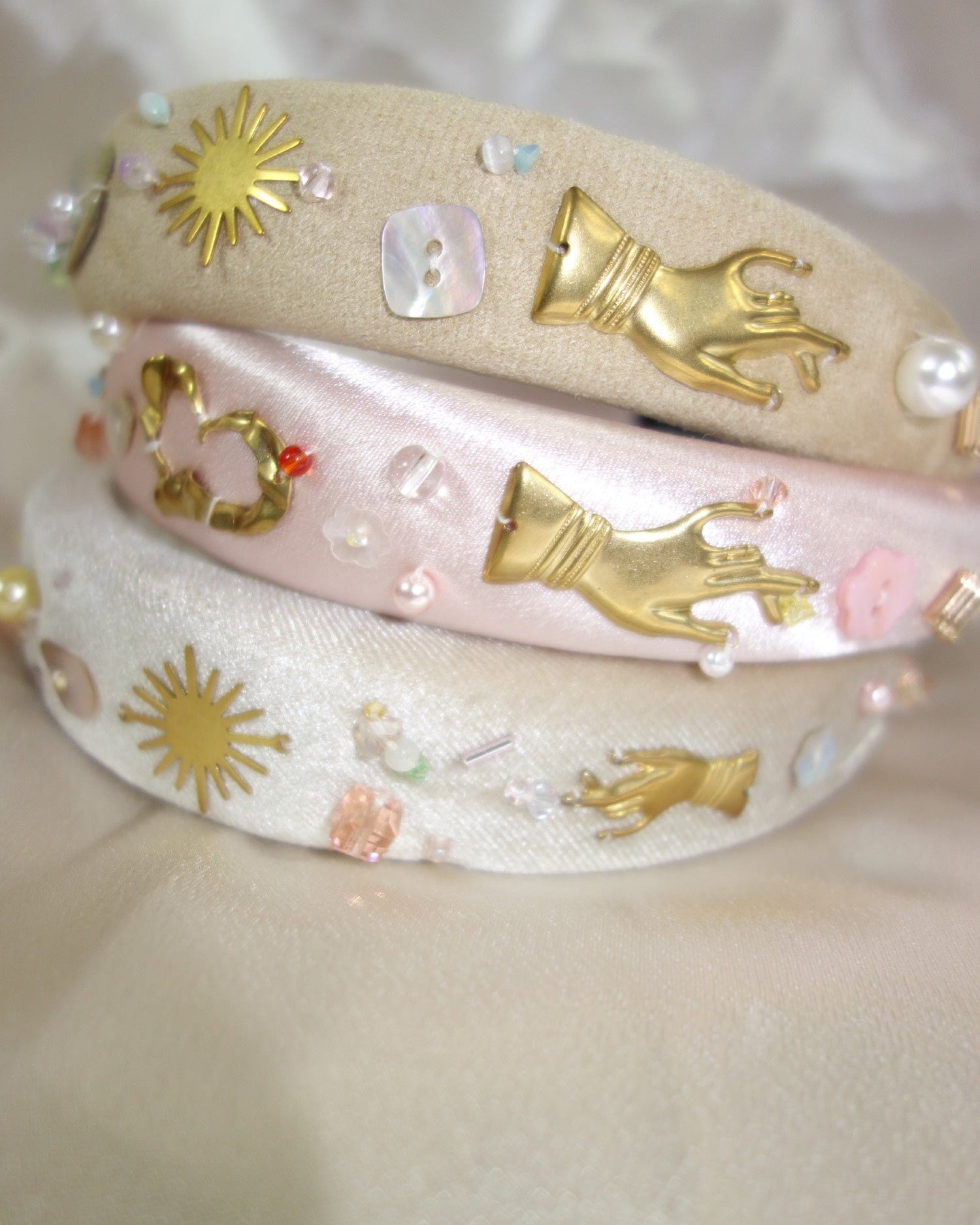 Handmade Vintage Copper Beaded Headband